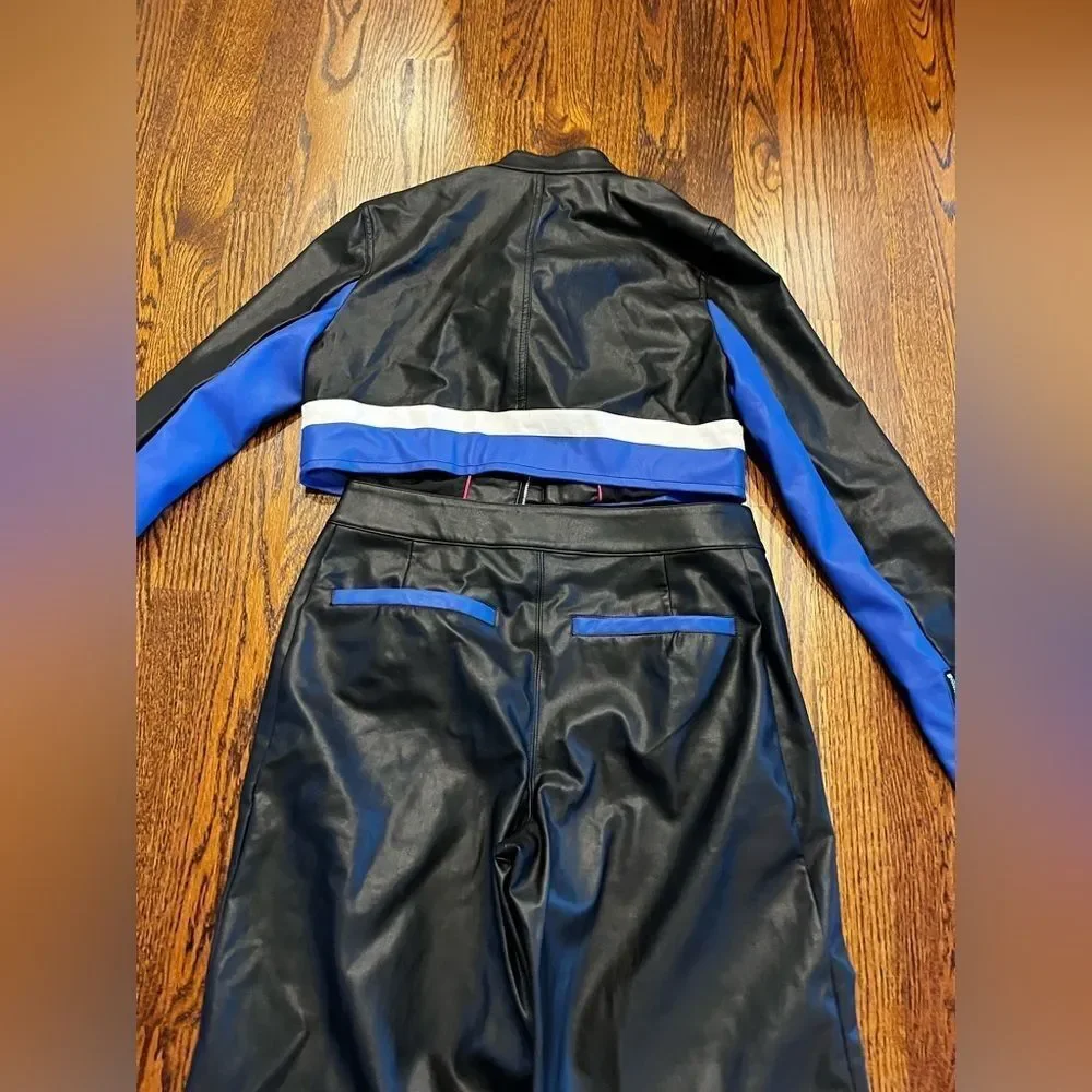 Free People Size Medium Set Incognito Moto Suit $348.00